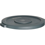Waste Container Lid, Flat Lid, Plastic, Fits Container Size: 22" Dia.