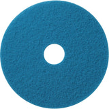 Floor Pads, 12", Cleaning/Scrubbing, Blue