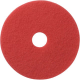 Floor Pads, 12", Buffing, Red