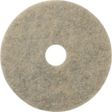 Porko Plus Floor Pads, 21", Buffing/Burnishing, Beige