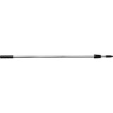 2-Piece Extension Handle, Aluminum, Telescopic, Threaded Taper Tip, 1" Diameter, 144" Length