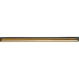 Window Squeegee Channel and Rubber, 12", Rubber, Brass Frame