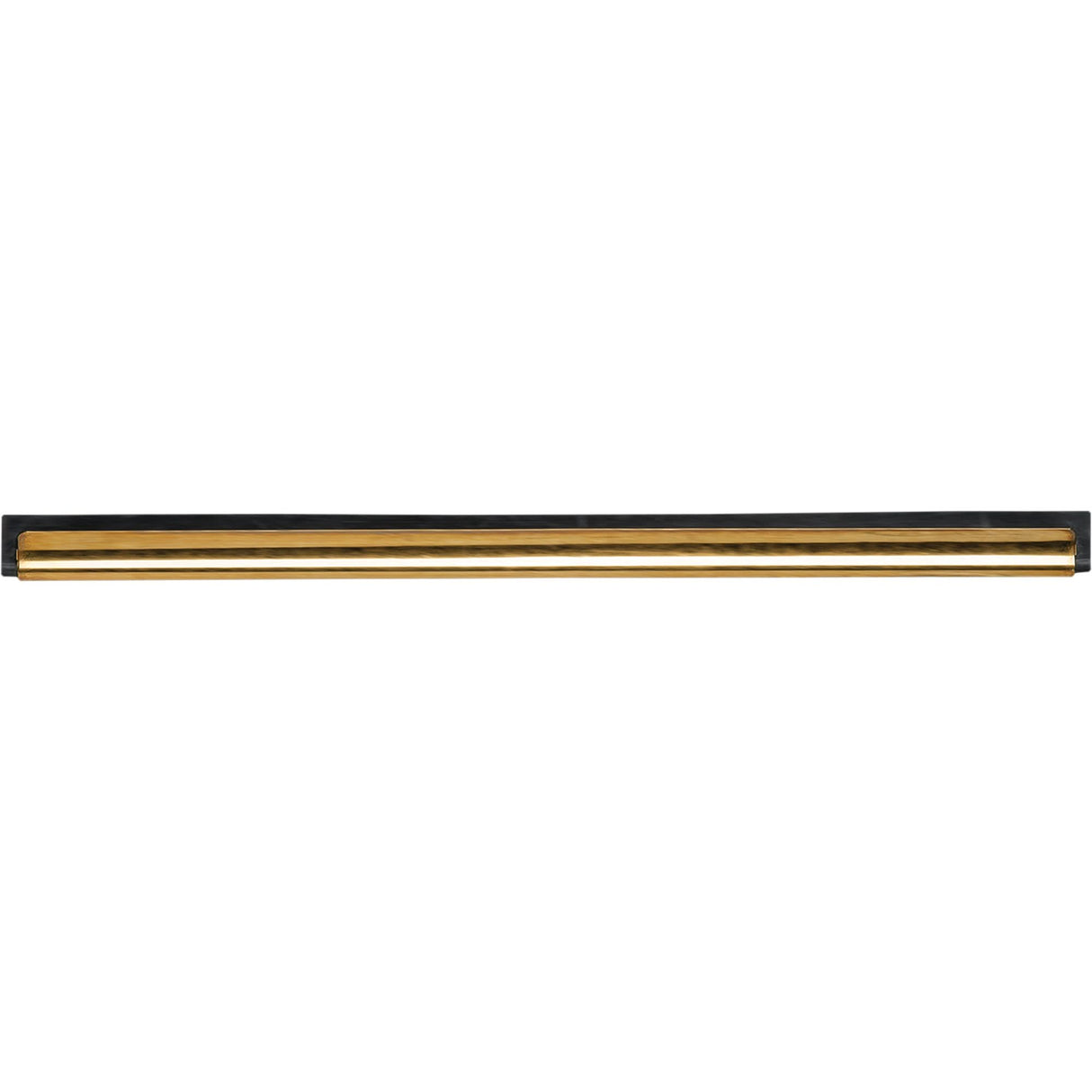 Window Squeegee Channel and Rubber, 22", Rubber, Brass Frame