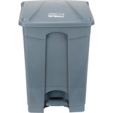 Step-On Garbage Can, Plastic, 12 US gal. Capacity
