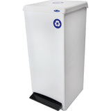 Foot Operated Waste Receptacle, Steel, 25 US gal.