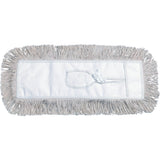 Dust Mop, Tie-On Style, Cotton, 18" L x 5" W