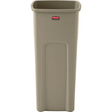 Untouchable® Square Container, Plastic, 23 US gal.