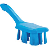 Short Handle UST Brush, Stiff Bristles, 10" Long, Blue