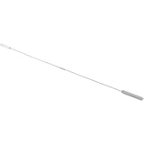 Valve Brush with 5' Flex Handle, Stiff Bristles, 60" Long, White