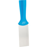 Handle-Mounted Stainless Steel Scraper, Blue, 2" W x 8" L