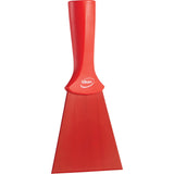 Nylon Scraper with Threaded Handle, Red, 4" W x 8" L