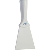 Nylon Scraper with Threaded Handle, White, 4" W x 8" L