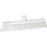 Fine Particle Push Broom, Fine/Split Bristles, 16-1/4", Polypropylene, White
