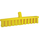 UST Push Broom, Medium Bristles, 15-1/4", Polyester, Yellow