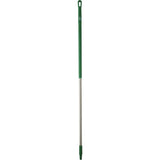 Handle, Broom/Brush/Pad Holder/Scraper/Squeegee, Green, Ergonomic, 59" L