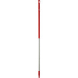 Handle, Broom/Brush/Pad Holder/Scraper/Squeegee, Red, Ergonomic, 59" L