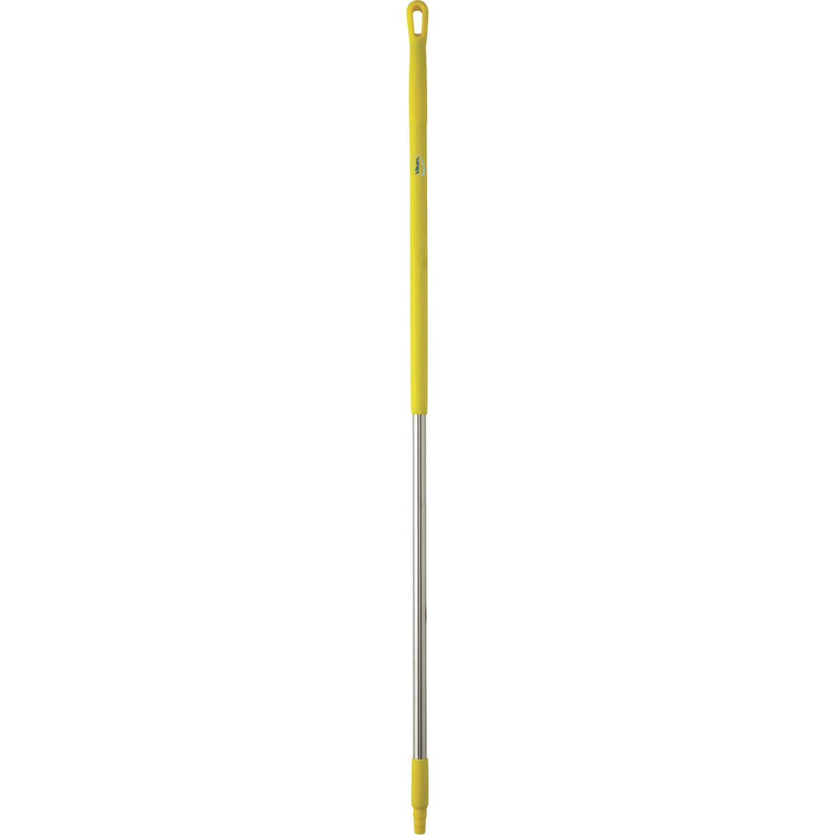 Handle, Broom/Brush/Pad Holder/Scraper/Squeegee, Yellow, Ergonomic, 59" L