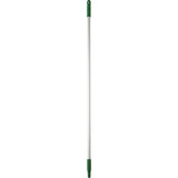 Basic Handle, Broom/Scraper/Squeegee, Green, Standard, 50" L