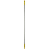 Basic Handle, Broom/Scraper/Squeegee, Yellow, Standard, 50" L