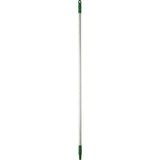 Basic Handle, Broom/Scraper/Squeegee, Green, Standard, 57" L