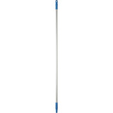 Basic Handle, Broom/Scraper/Squeegee, Blue, Standard, 57" L