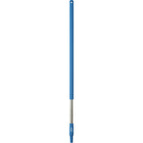 Handle, Broom/Brush/Pad Holder/Scraper/Squeegee, Blue, Standard, 40" L