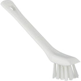 Brush with Scraping Edge, Stiff Bristles, 6" Long, White