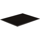Gritstop Fingermat™ Entrance Matting, Rubber, Scraper Type, Finger Tip Style Pattern, 3' x 6', Black
