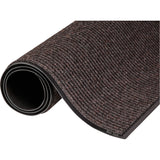 Prorib Entrance Matting, Wiper/Scraper, 4' x 6' x 5/16", Brown