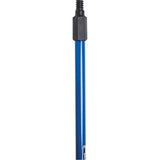 Hex-Threaded Handle, Metal, Threaded Taper Tip, 1" Diameter, 48" Length