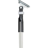 White Clipper Dust Mop Handle, Fibreglass, 1" Diameter, 60" Length
