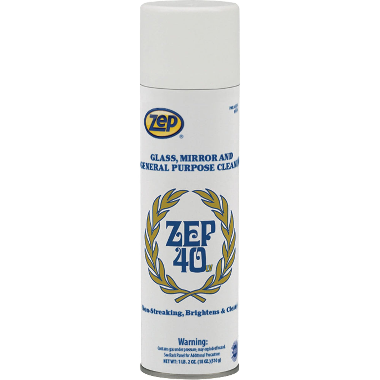 Non-Streaking Glass & Mirror Cleaner, 18 oz., Aerosol Can