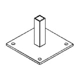 Curtain Partition Floor Mount