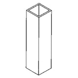 Floor Mount Curtain Partition Post