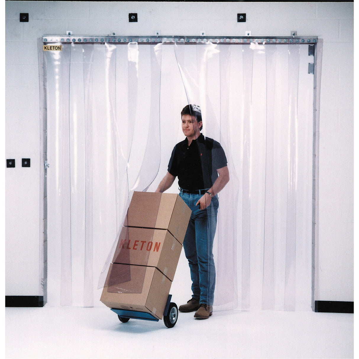 Strip Curtain Doors, 5' x 8' Door Opening, 8" Strip Width, 0.080" Strip Thickness