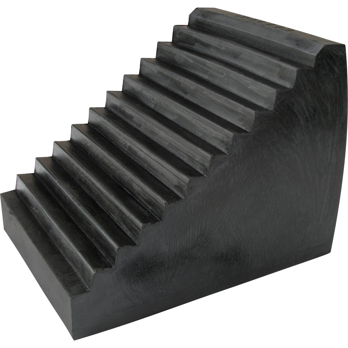 Wheel Chock, 9-1/2" x 6-1/2" x 7-1/2", Black