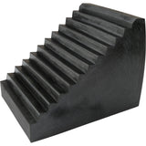 Wheel Chock, 9-1/2" x 6-1/2" x 7-1/2", Black