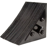 Wheel Chock, 8" x 8" x 8", Black