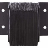 Laminated Dock Bumpers, Horizontal, Rubber, 14" W x 4" D x 12" H