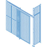 Wire Mesh Partition Components - Sliding Doors, 8' W x 8' H