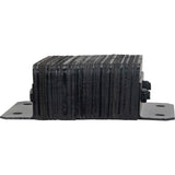 Laminated Dock Bumpers, Horizontal, Rubber, 12" W x 4" D x 10" H