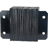 Laminated Dock Bumpers, Horizontal, Rubber, 12" W x 6" D x 10" H