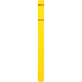Polyethylene Bollard Cover, 4-1/2" Dia. x 64" L, Red/Yellow