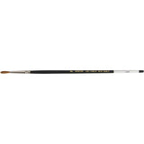 Round Artist Brush, Natural Bristles, Wood Handle, #2 Width
