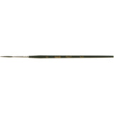 Round Lettering Marking Paint Brush, 5/64" Brush Width, Camel Hair, Wood Handle