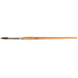 Round Lettering Lacquering Paint Brush, 13/64" Brush Width, Camel Hair, Wood Handle