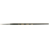 Artist Paint Brush, 3/64" Brush Width, Red Sable, Wood Handle