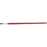 Round Marking Paint Brush, 7/32" Brush Width, Camel Hair, Wood Handle