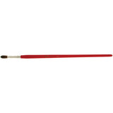 Round Marking Paint Brush, 1/4" Brush Width, Camel Hair, Wood Handle