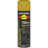 V2100 System Enamel Spray Paint, Industrial Yellow, Gloss, 15 oz., Aerosol Can
